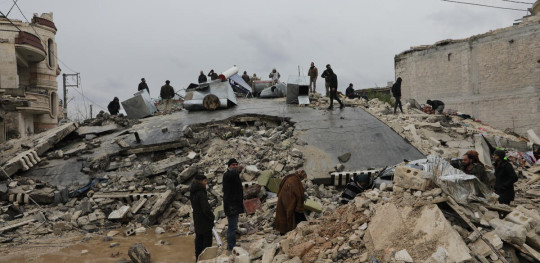CH1769811 Earthquake destruction in North West Syria