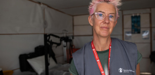 CH11058915 Becky Platt the Emergency Health Units paediatric nurse in Gaza