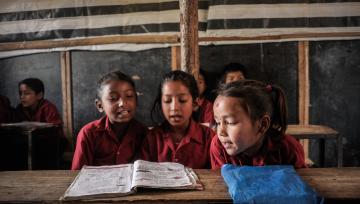 RS117327 TLC at Mahakali Primary School Bhumisthan19 lpr